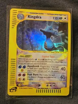 Pokemon Kingdra Aquapolis 2002 148/147 Holo Secret Rare 110 HP Stage 2 Card MINT - Image 1