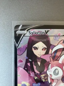 Pokemon TCG Sylveon v TG14/TG30 Holo Card Secret Rare Brilliant Stars - Image 2