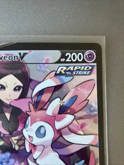 Pokemon TCG Sylveon v TG14/TG30 Holo Card Secret Rare Brilliant Stars - Image 3