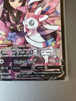 Pokemon TCG Sylveon v TG14/TG30 Holo Card Secret Rare Brilliant Stars - Image 4