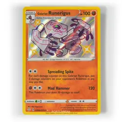 Pokemon - Galarian Runerigus - SV066/SV122 - Shining Fates - Shiny Vault Card - Image 1