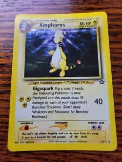 Ampharos Holo - Neo Genesis Set #1/111 - Pokemon Card MP! - Image 1