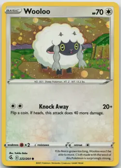 Wooloo - (Cosmos Holo) Promo Miscellaneous Cards & Products 222/264 NM - Image 1