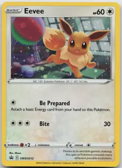 Eevee Promo SWSH: Sword & Shield Promo Cards SWSH212 NM - Image 1