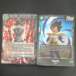 Dragon Ball Super Card Game Bandai BT12 Goku Black Surprise Attack Vegeta Lot - Image 1