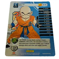Dragon Ball Z DBZ TCG Panini Awakening High Tech S13 Krillin Ready Level 1 Card - Image 1