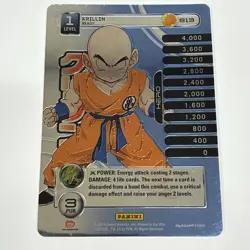 Dragon Ball Z DBZ TCG Panini Awakening High Tech S13 Krillin Ready Level 1 Card - Image 2