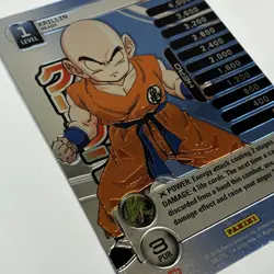 Dragon Ball Z DBZ TCG Panini Awakening High Tech S13 Krillin Ready Level 1 Card - Image 3