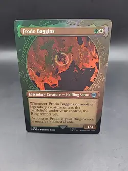 MTG Magic The Gathering Frodo Baggins Surge Foil LTR Showcase LOTR U 0812 - Image 1