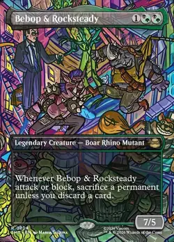 Magic: The Gathering: Bebop & Rocksteady - TMT #204 FOIL - Image 1