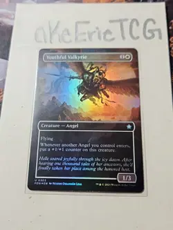 Youthful Valkyrie (Borderless) Foil - Foundations - MTG - Image 1