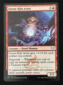 1x MTG Storm-Kiln Artist - Strixhaven: School of Mages (STX) #115 - Magic - Image 1