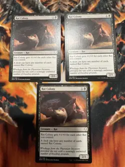 X3 Rat Colony Dominaria Regular - Image 1