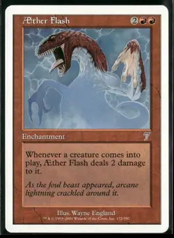 Aether Flash 172 Uncommon 7th Edition Magic: The Gathering Near Mint - Image 1