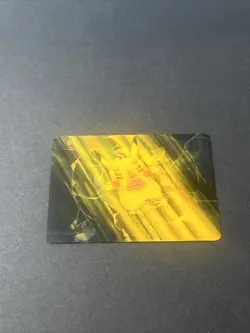POKEMON PIKACHU RARE PIKA-0018D/DVD VIZ VIDEO PROMO CARD 3D LENTICULAR MP - Image 1