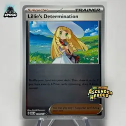 Lillie’s Determination 192/217 Reverse Holo Pokemon TCG: Ascended Heroes MINT! - Image 1