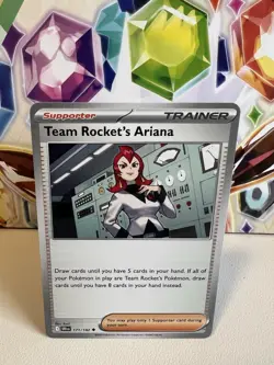 Team Rocket’s Ariana 171/182 Regular Uncommon Pokemon Destined Rivals NM - Image 1