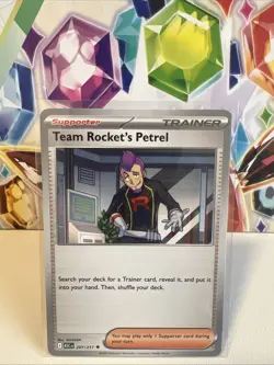 Team Rocket’s Petrel 207/217 Uncommon Regular Pokemon TCG Ascended Heroes NM - Image 1