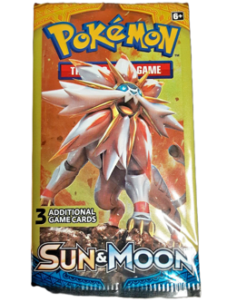 Pokemon TCG Sun & Moon Base Set 3 Card Booster Pack SM01 Sealed 2017 - Image 1