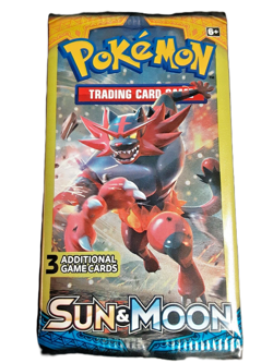 Pokemon TCG Sun & Moon Base Set 3 Card Booster Pack SM01 Sealed 2017 - Image 3
