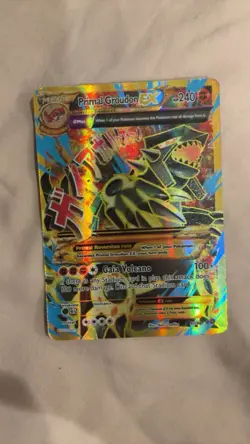 Pokemon Primal Groudon EX 97/98 Full Art Holo 240 HP - Image 1