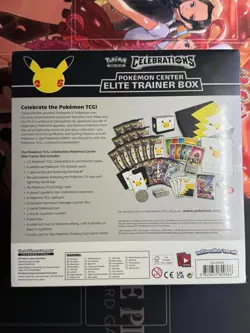 Pokemon 25th Anniversary Celebrations Pokemon Center ETB NEW Sealed - Image 5