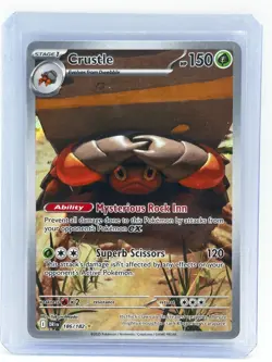 The Pokemon Company Crustle 186/182 Destined Rivals Illustration Rare Holo - Image 1