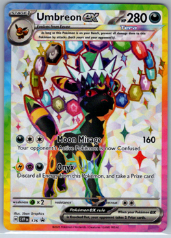 Pokemon Umbreon ex S&V Black Star Promo SVP176 NM - Image 1