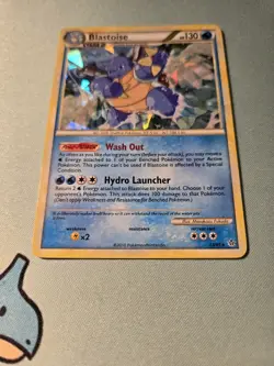 [HP] Blastoise 13/95 Cracked Ice Holo Unleashed Pokemon TCG Promo - Image 2