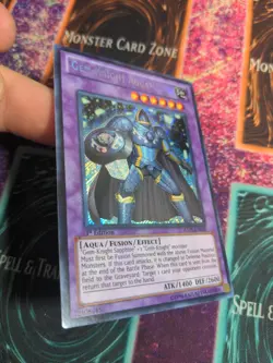Yu-Gi-Oh! Gem-Knight Aquamarine HA05-EN020 1st Edition Secret Rare NM - Image 2