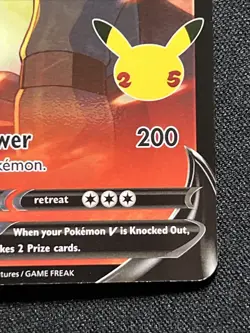 Pokemon TCG Black Star Promo Lance's Charizard V SWSH133 NM/M - Image 3