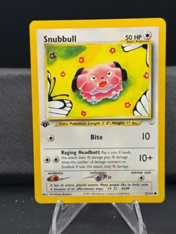 Pokemon Neo Revelation - Snubbull, 55/64 - 1st Edition - Image 1