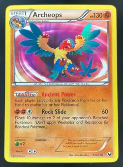 2012 Pokemon Black & White Dark Explorers #110/108 Archeops - Image 1