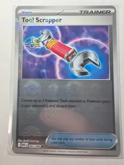Tool Scrapper 085/086 NM – Poke Ball Reverse Holo – 2025 Pokemon S&V White Flare - Image 1