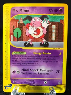 Mr. Mime (95a) 095A/147 Aquapolis Common Pokemon TCG NM Never Played - Image 1