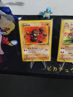 Pokemon Geodude 47/62 Graveler 37/62 Golem 36/62 WOTC Fossil Vintage LP - Image 2