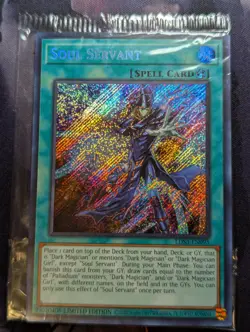 SEALED - Soul Servant LDS3-EN095 Secret Rare Limited Edition YuGiOh TCG Card - Image 1