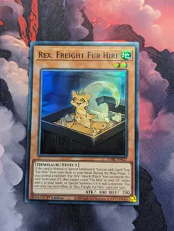 Rex, Freight Fur Hire - DABL-EN027 - Super Rare 1st Edition - Yugioh NM - Image 1