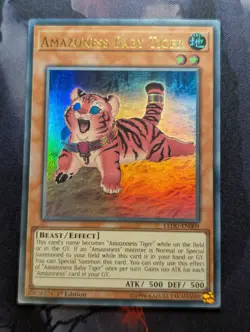 Amazoness Baby Tiger LEDU-EN009 Ultra Rare 1st Edition - Image 1