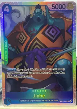 One Piece TCG - Jinbe OP07-045 SR - OP07 - 500 Years in the Future - English - Image 1