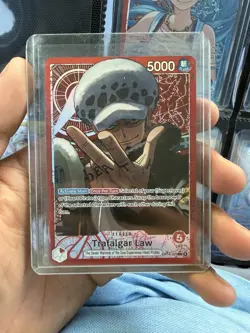 Trafalgar Law - OP14-001 (Alternate Art) OP14-001 The Azure Sea's Seven Foil - Image 1