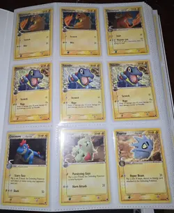 Pokemon TCG Binder Lot, 300 Cards E-Series And EX Series 2002-2007, (NM/LP/MP) - Image 1