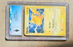 Pikachu 2005 Pokemon Card Graded CGC Mint 9 Blue Label, 60/106 EX Emerald - Image 2