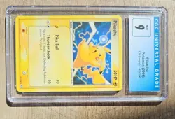 Pikachu 2005 Pokemon Card Graded CGC Mint 9 Blue Label, 60/106 EX Emerald - Image 3