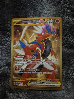 Koraidon ex 254/198 Scarlet & Violet Full Art Gold Secret Rare Pokemon Card New - Image 1