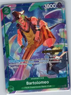 Bartolomeo (CS 2023 Event Pack) P-029 English - One Piece Card - NM - Image 1