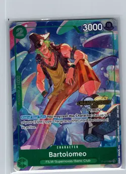 Bartolomeo (CS 2023 Event Pack) P-029 English - One Piece Card - NM - Image 1