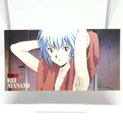 Rei Ayanami 15 DEATH 1st Neon Genesis Evangelion CARDDASS MASTERS WIDE Card - Image 1