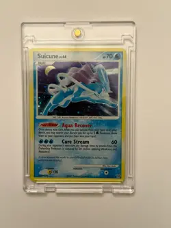 Pokemon Suicune LV.44 Holo Rare Card 19/132 Secret Wonders Really Clean - Image 1