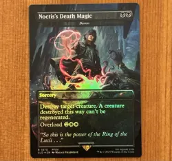 Noctis’s Death Magic, R 1870, NM Foil, MTG Final Fantasy Secret Lair Grimoire - Image 1